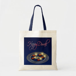 Lycklig Diwali Ganesha Rangoli - Budget Tote Tygkasse