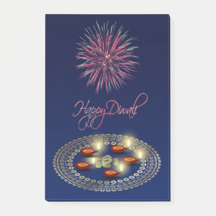 Lycklig Diwali Ganesha Rangoli - Post it® Notes Post-it Block