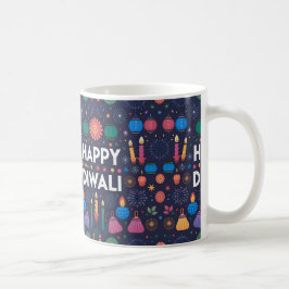 Lycklig Diwali Gift Kaffemugg