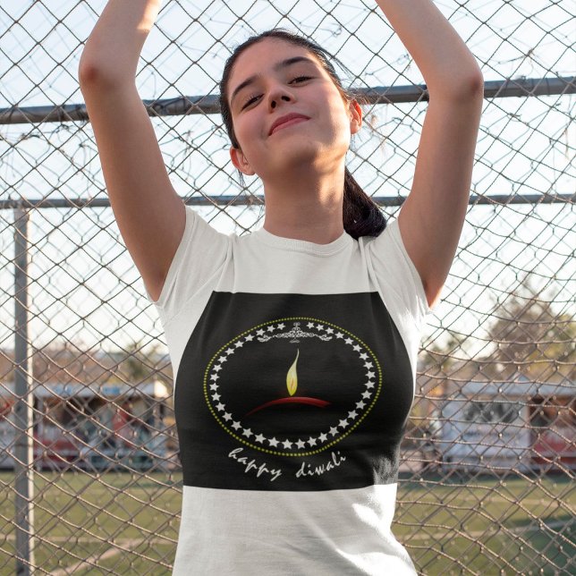 Lycklig Diwali Girls T-Shirt (Skapare uppladdad)