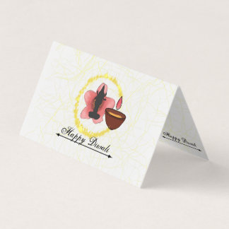 Lycklig Diwali-hälsningskort Kort