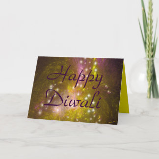 Lycklig Diwali hälsningskort. Kort