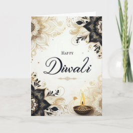 Lycklig Diwali Helgkort