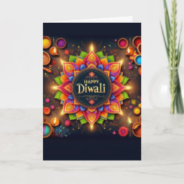 Lycklig Diwali Helgkort