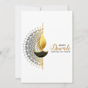 Lycklig Diwali Julkort