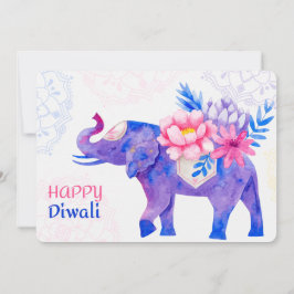 Lycklig Diwali Julkort