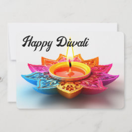 Lycklig Diwali Julkort