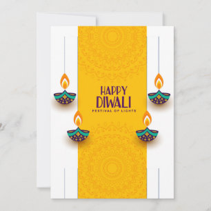 Lycklig Diwali Julkort