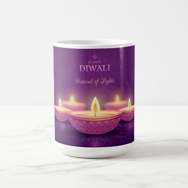 Lycklig Diwali Kaffemugg (Center)