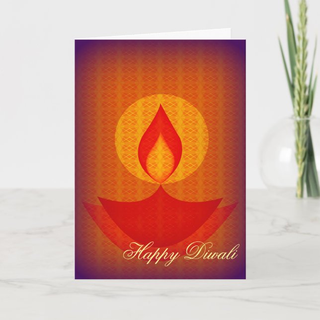 Lycklig Diwali Kort (Framsida)