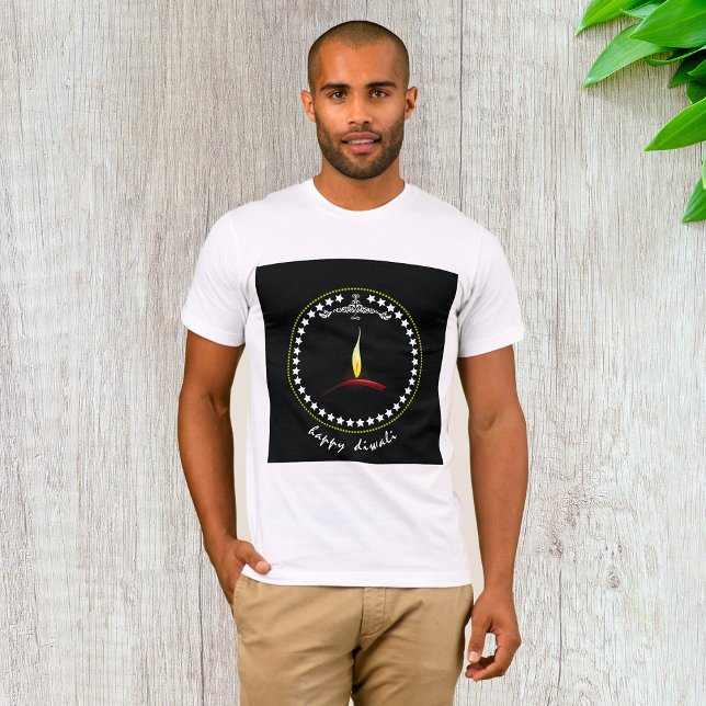 Lycklig Diwali Manar T-Shirt (Skapare uppladdad)