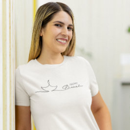Lycklig Diwali minimalistisk enstomme T Shirt