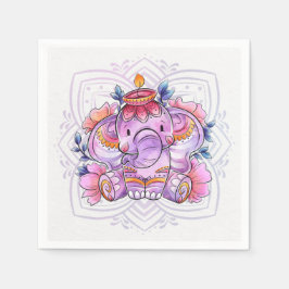 Lycklig Diwali Napkins Pappersservett