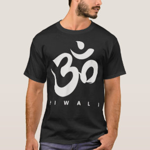 Lycklig Diwali OM Hindu-festivalen för Ljus gift T Shirt