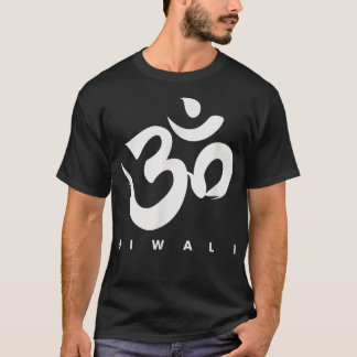 Lycklig Diwali OM Hindu-festivalen för Ljus gift T Shirt