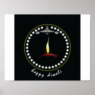 Lycklig Diwali Poster