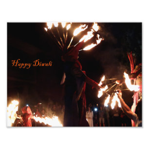 Lycklig Diwali Professionell Photo Papper (Satin) Fototryck