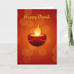 Lycklig Diwali, Rött ljus Helgkort