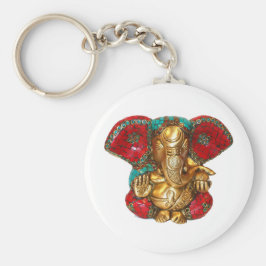 Lycklig DIWALI - Tack GANAPATI Ganesh Nyckelring