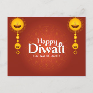 Lycklig Diwali Vykort
