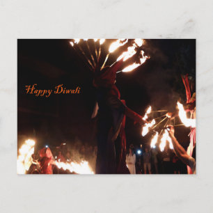 Lycklig Diwali vykort
