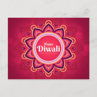 Lycklig Diwali Vykort