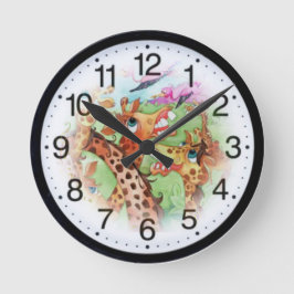 Lycklig djur rund klocka