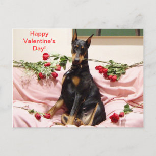 Lycklig Dober-Valentine till dig Helg Vykort