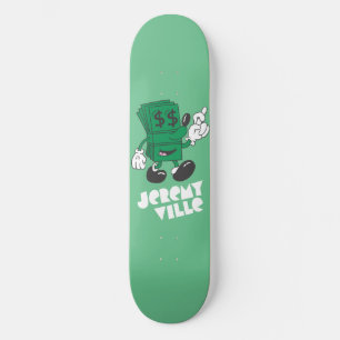 Lycklig dollar mini skateboard bräda 18,5 cm