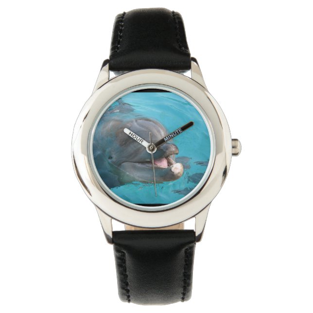 Lycklig Dolphin Armbandsur (Framsida)