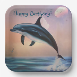 Lycklig Dolphin Birthday