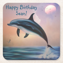 Lycklig Dolphin Underlägg