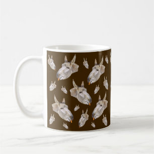 Lycklig Donkey Eating A Carrot Kaffemugg