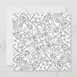 Lycklig Doodles: Origami Dinosaur Land Coloring