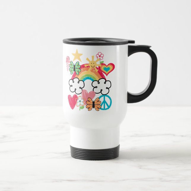 Lycklig Doodles Resemugg (Höger)