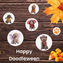 Lycklig Doodleween Bord Confetti