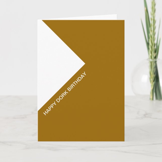 Lycklig Dorkfödelsedag Kort (Framsida)