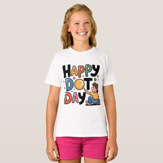 Lycklig Dot Day 15 September Kreativ Kids T-Shirt