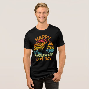Lycklig Dot Day Hummingbird Colorful T Shirt