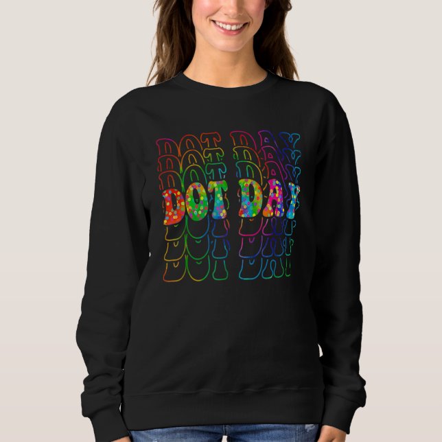 Lycklig Dot Dot Day 2022 Internationell Dot Day T Shirt (Framsida)