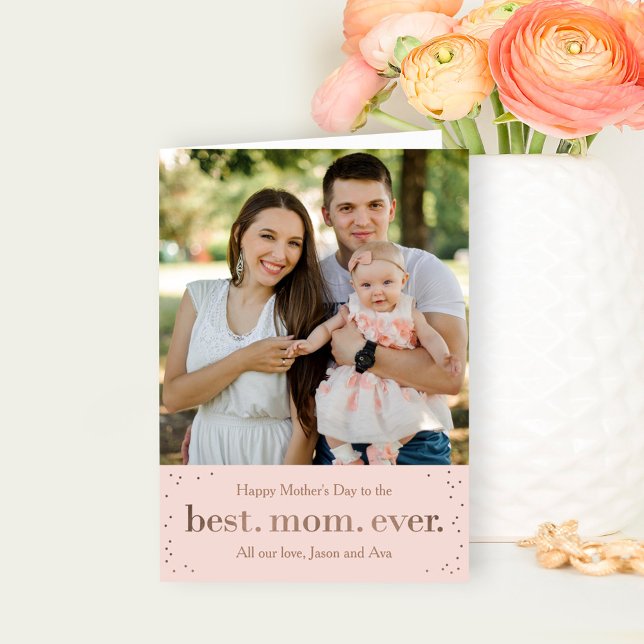 Lycklig Dots Mors dag eller födelsedagshälsningsko Kort (Skapare uppladdad)