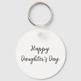 Lycklig döttrar dag är.lägg till namn i minsta möj nyckelring