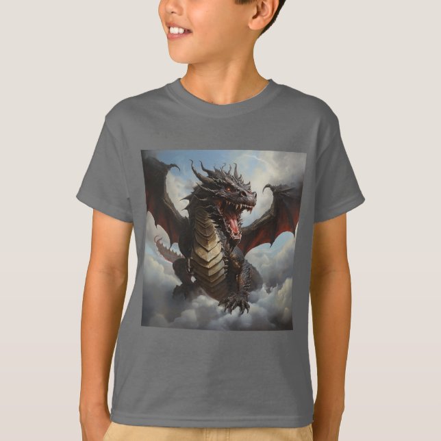 lycklig-draken t shirt (Framsida)