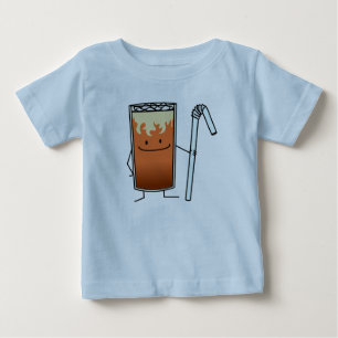Lycklig drink Thailand för thailändsk Iced Tea & T-shirt