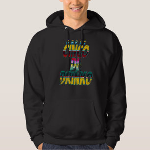 Lycklig Drinko De Mayo Lycklig Cinco De Drinko Squ Hoodie