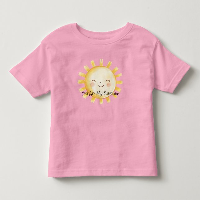 Lycklig Du Är Min Solsken  T Shirt (Framsida)