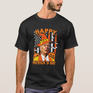 Lycklig, du känner till Sak Biden Halloween Ame T Shirt