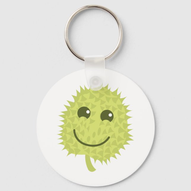 Lycklig Durian Nyckelring (Framsida)