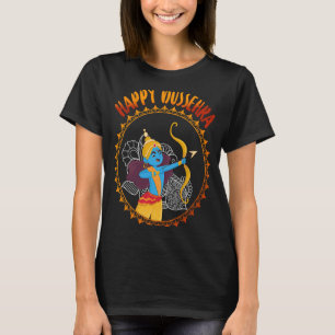 Lycklig Dussehra indisk Helgdag Vijayadashami Dasa T Shirt