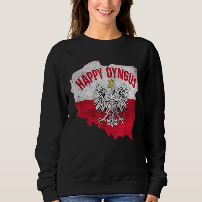 Lycklig Dyngusdagen T Shirt (Framsida)